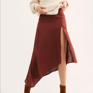 Free people asymmetrical skirt
